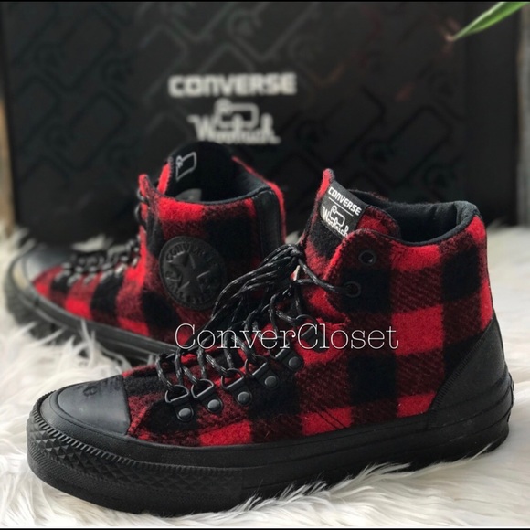 NWT Converse & Woollrich Ctas Street Hiker HI AUTH - Picture 3 of 7